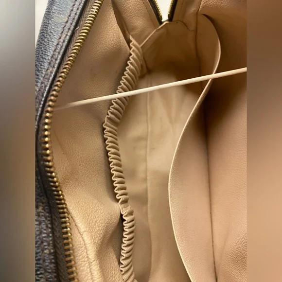 Louis Vuitton Monogram Vintage Pouch Clutch Cosmetic Accessories Bag Large 28 CM - Picture 8 of 12